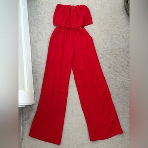 Tyche Vibrant Red Jumpsuit